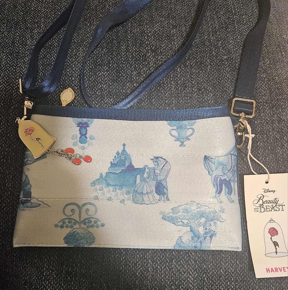 Disney Blue and White Crossbody Bag